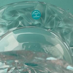 Tiffany & Co. Crystal Bowl NWB, Gorgeous 6 inches Diameter and Elegant Design